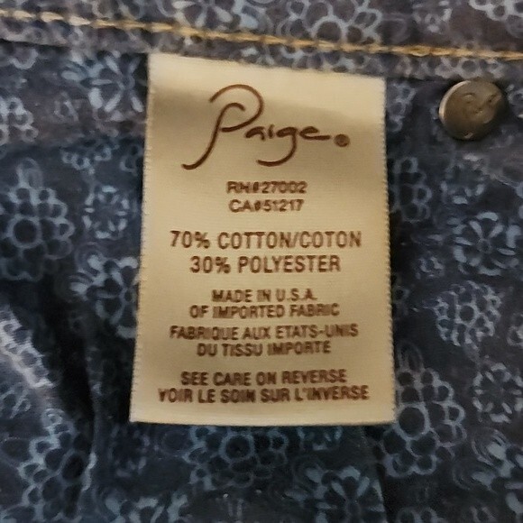 Paige Hidden Hills Jeans Size 26 - Picture 15 of 16